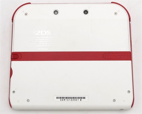 Nintendo 2DS - White and Red - Scarlet Red - Console - SNR AEM101223018 (B Grade) (Used)